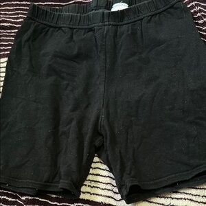 Women's Black Bike Shorts